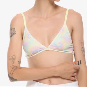 Hot Topic Pastel Tie-Dye Bralette‎